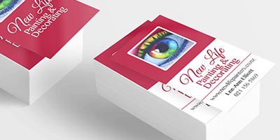 Business Card for New Life Painters