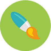 Low cost webdesign in NZ - Service - Modern webdesign - Paintbrush