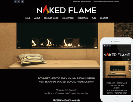 Affordable Web Design Near Me - Naked Flame