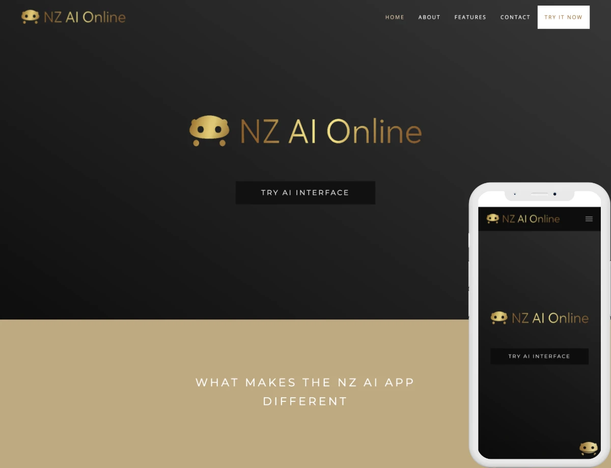Affordable Web Design Near Me - NZ AI Online Homepage