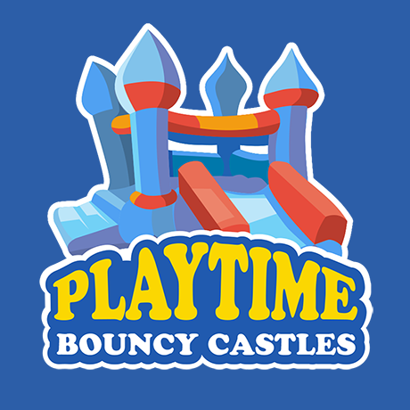 Small Business Webdesign Peregrine Web - Logo Design - Playtime Bouncy Castles