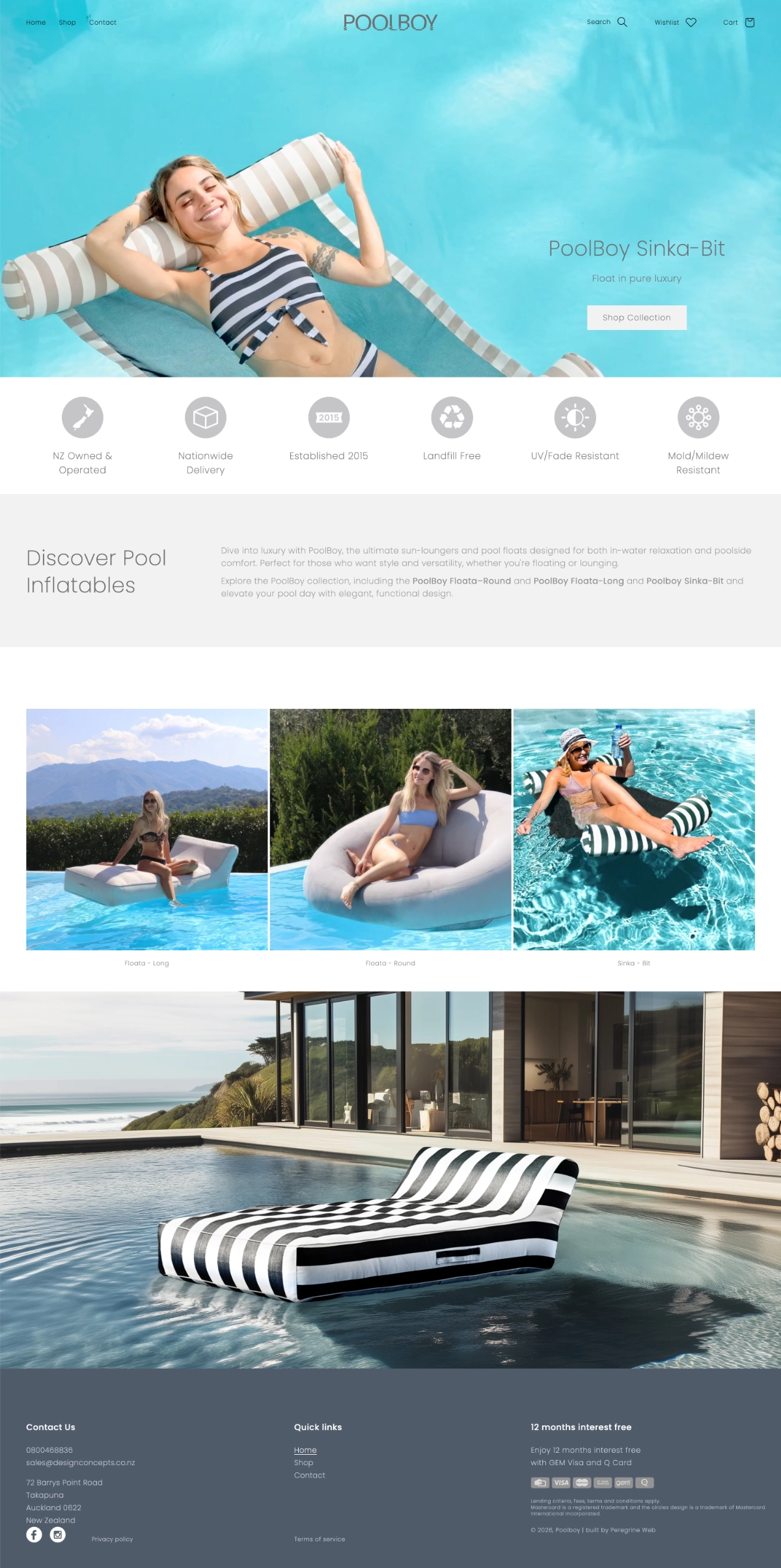 Small Business Webdesign by Peregrine Web - Poolboy
