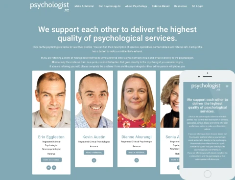 Affordable Web Design Near Me - Psychologist NZ