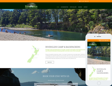 Affordable Web Design Near Me - RiverGlen Camp & Backpackers